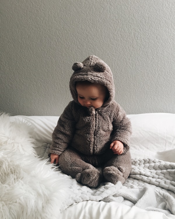 Organic cotton baby romper