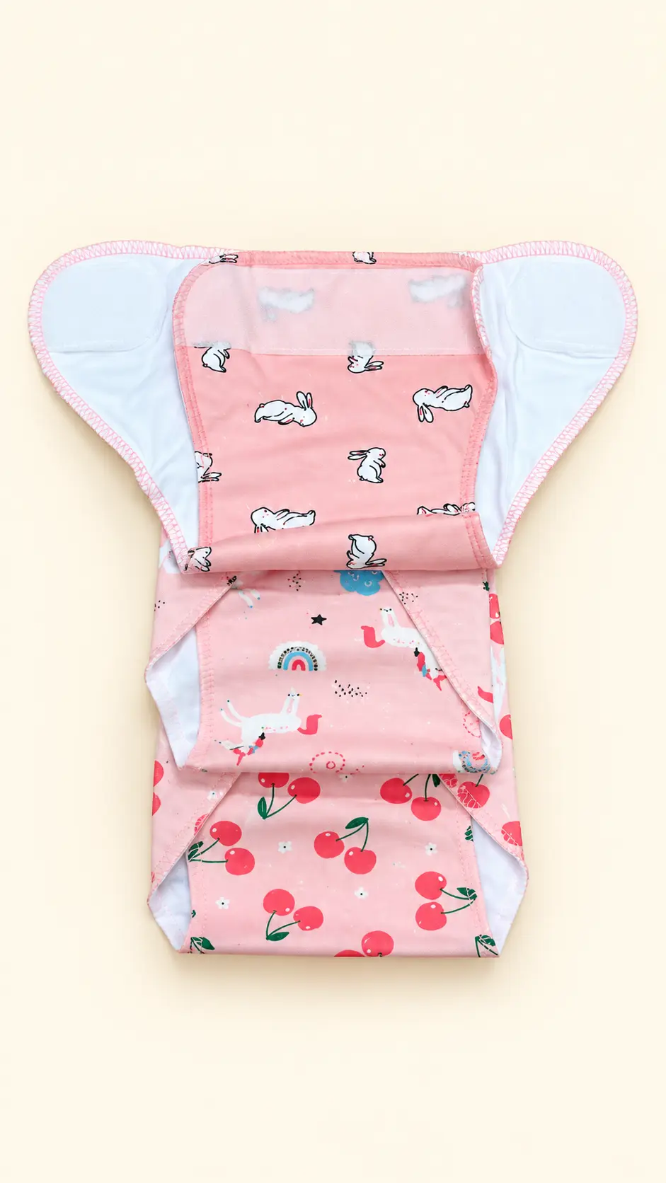 HOSIERY COTTON 3-PIECE PADDED VELCRO NAPPY SET β COLOR πΌβοΈπ€ - Image 2