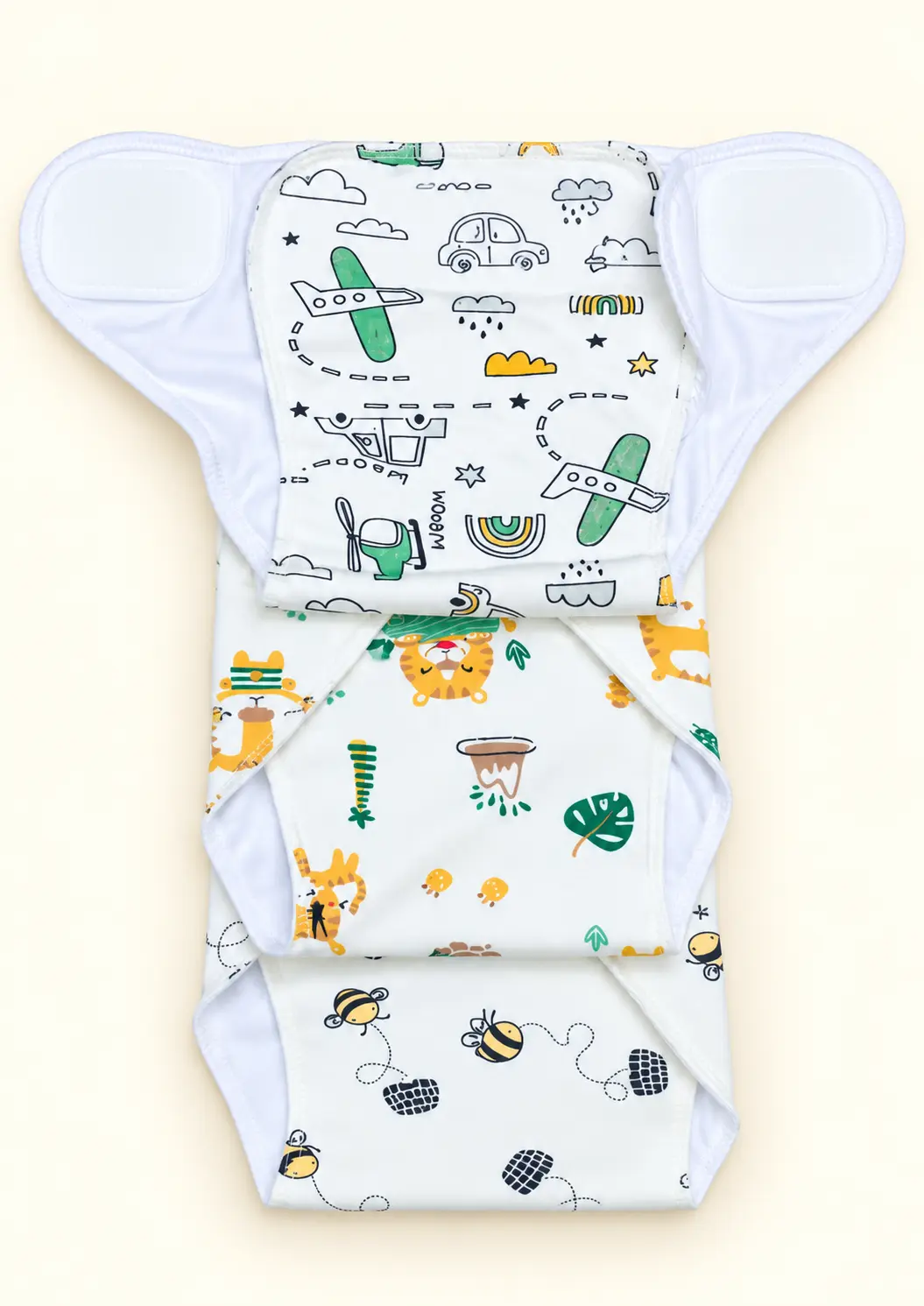 HOSIERY COTTON 3-PIECE PADDED VELCRO NAPPY SET β COLOR πΌβοΈπ€ - Image 6