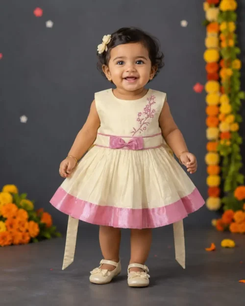 PREMIUM FLORAL BABY FROCK- "DIYA"👧🌸