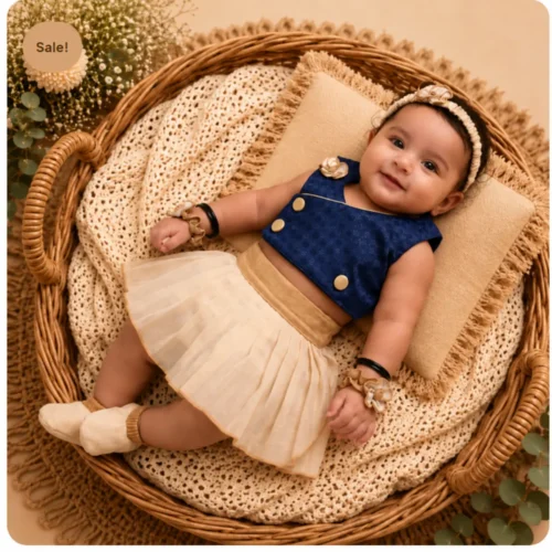 NOOLUKETTU SKIRT & TOP-KASAVU-G10 BLUE