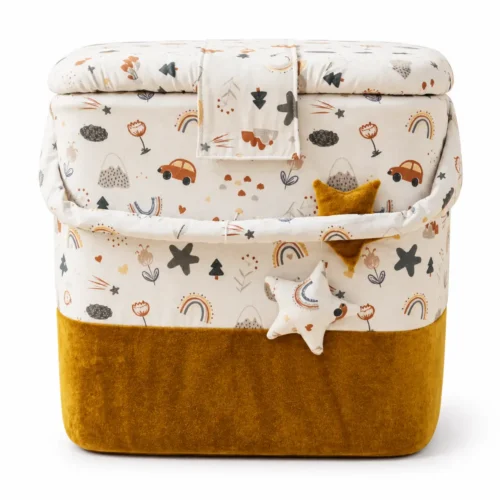 PREMIUM MOTHER BASKET-BROWN (SQUARE) 🤎🧸✨