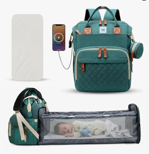Mee Mee Tiny Treks Baby Diaper Bag - Green