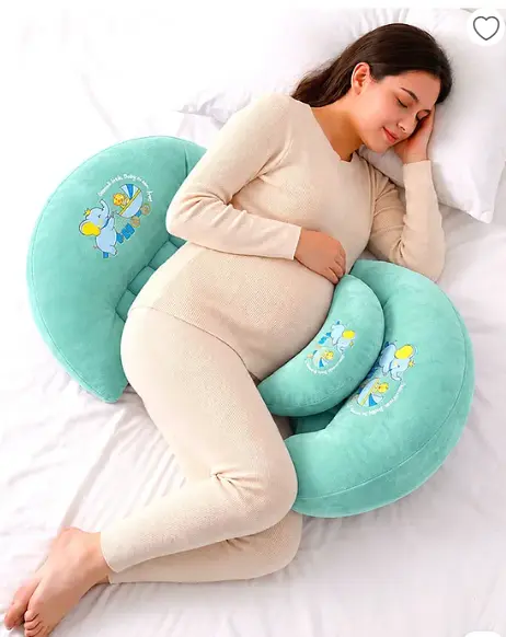 3 PIECE MATERNITY PILLOW SET FOR PREGNANCY SUPPORT-GREEN 🛏️☘️🤰 - Image 2