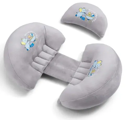 3 PIECE MATERNITY PILLOW SET FOR PREGNANCY SUPPORT-GREY 🛏️🩶🤰
