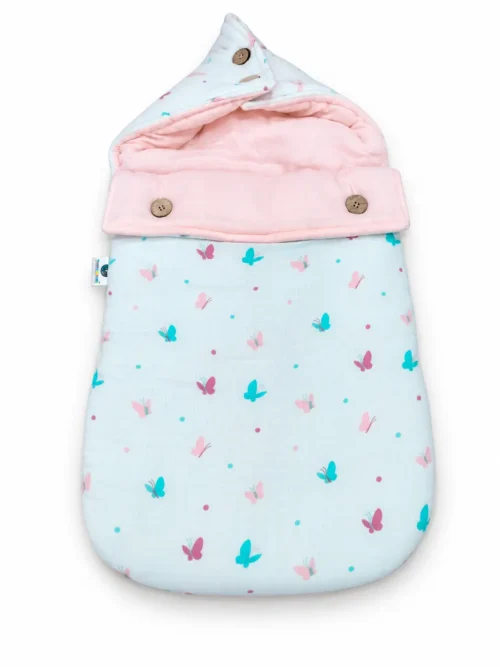 PREMIUM SOFT MUSLIN BABY CARRY BED-BUTTERFLYBLISS 🌙👶🍼
