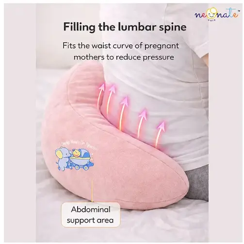 3 PIECE MATERNITY PILLOW SET FOR PREGNANCY SUPPORT-PINK ๐๏ธ๐ธ๐คฐ - Image 7
