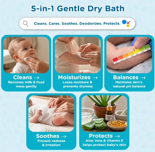 MEE MEE 99% PURE WATER PLANT INFUSED BABY WIPES BUY 1 GET 1 πΌπ§πΏ - Image 7