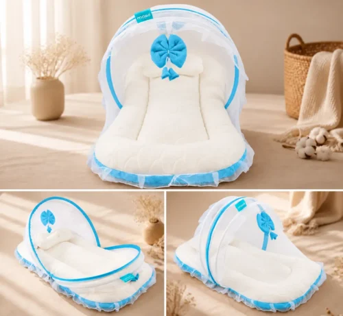 TOTS NET BED- SKY BLUE🍼✨