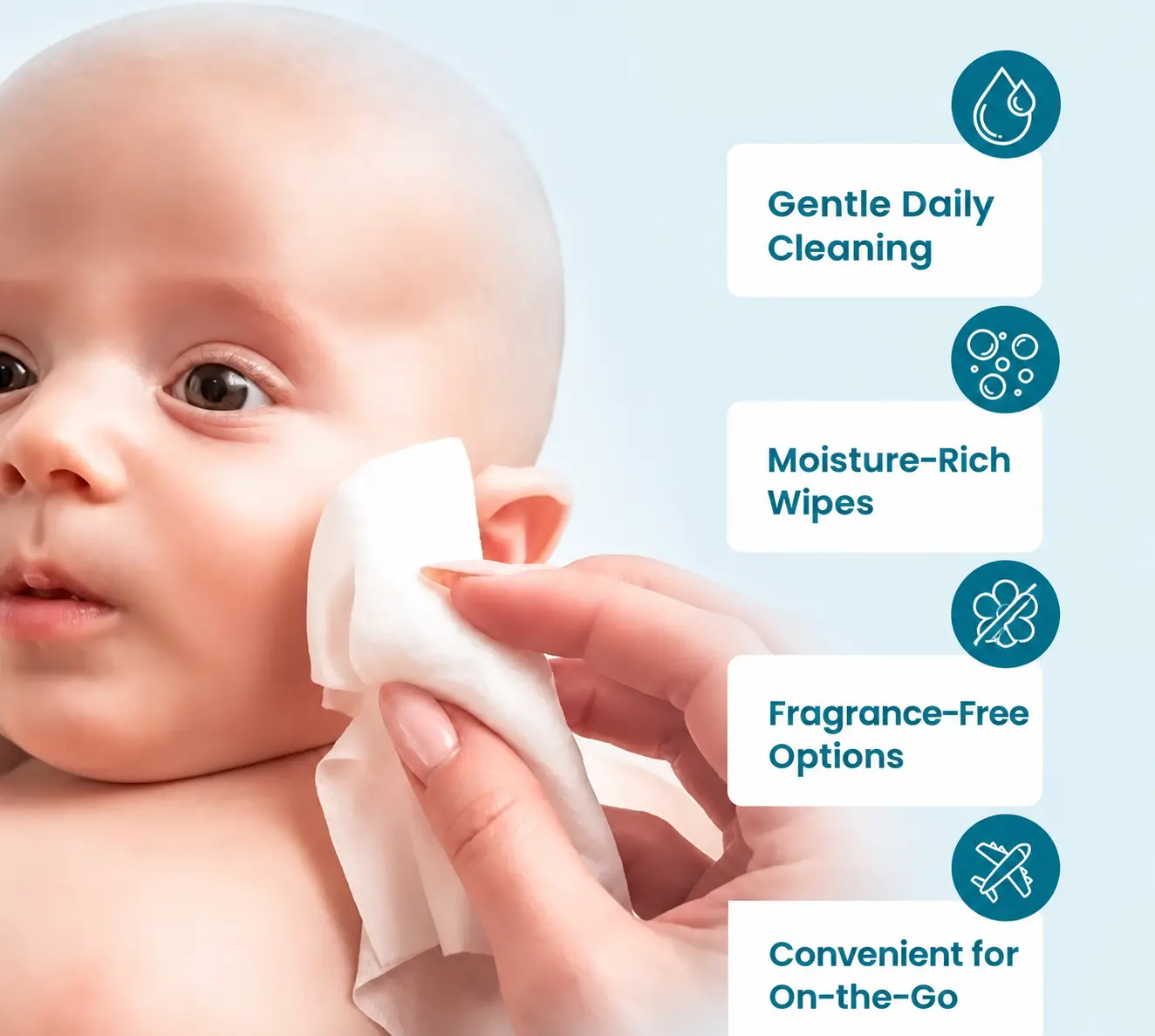 MEE MEE CARING BABY WET WIPES – BUY 1 GET 1 FREE - Image 2
